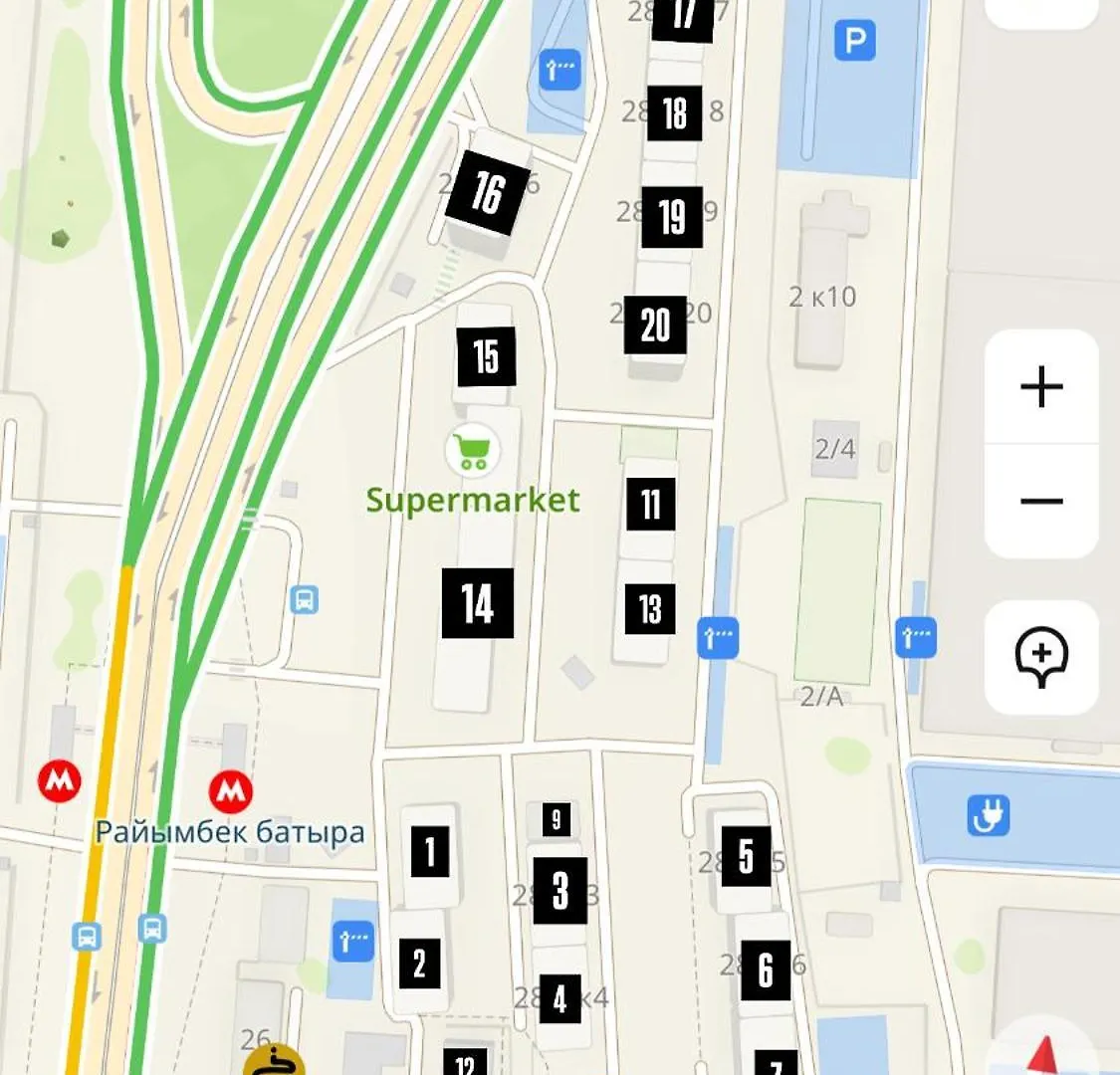 Apartment 3 Комнаты Раимбек Резиденс 19 & Питьевая Вода Подарок Almaty
